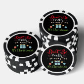 Sei nicht stachelig - Lustiges Weihnachten Pokerchips (Stapel)