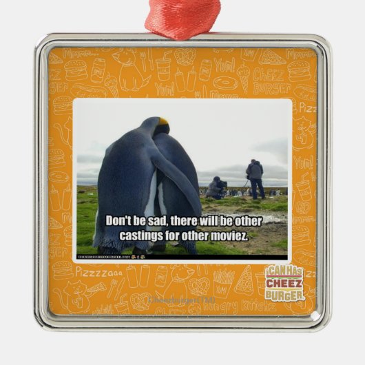 Sei nicht traurig ornament aus metall (Vorne)