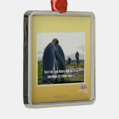 Sei nicht traurig silbernes ornament (Rechts)