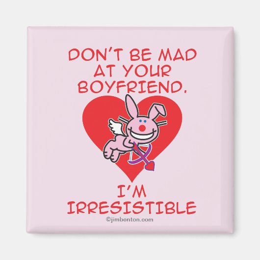 Sei nicht verrückt magnet (Vorne)