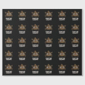 Sei nicht verrückter, lustiger Krebs Kack Dark BG Geschenkpapier (Flach)