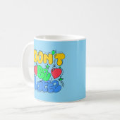 Sei nicht zu spät kaffeetasse (Vorderseite Links)
