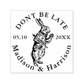 Sei nicht zu spät zur Alice im Wunderland, Kaninch Permastempel (Design)