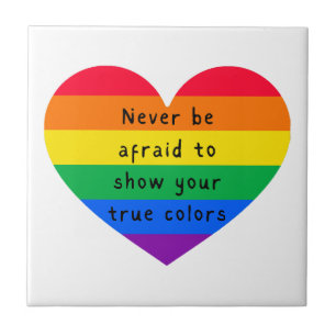 Sei nie ängstlich fliese