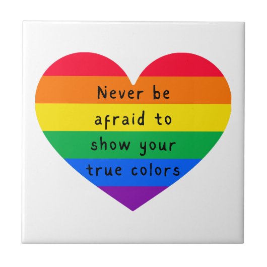 Sei nie ängstlich fliese (Vorderseite)