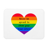 Sei nie ängstlich magnet (Horizontal)