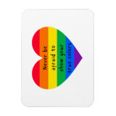 Sei nie ängstlich magnet (Vertikal)