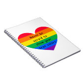 Sei nie ängstlich notizblock (Rechte Seite)