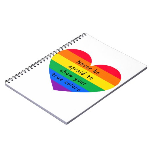 Sei nie ängstlich notizblock (Linke Seite)