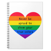 Sei nie ängstlich notizblock (Vorderseite)