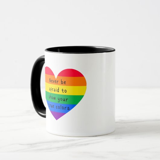 Sei nie ängstlich tasse (Vorderseite Links)