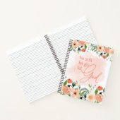 Sei noch Gelassen Lass Gott Notizblock (Innenseite)