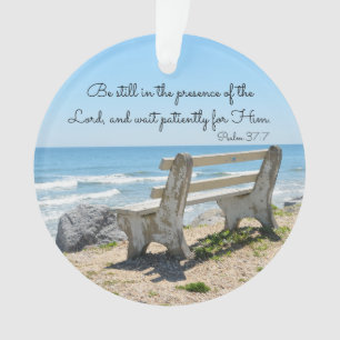 Sei noch in der Gegenwart des Herrn, Psalm 37:7 Ornament