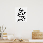 Sei noch mein Soul-Poster Poster (Küche)