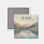Sei noch Pastel Mountain Magnet (Vorderseite/Rückseite)