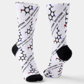 Sei optimistisch und aufhebend denken Serotonin-Mo Socken (Gewinkelt)