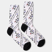 Sei optimistisch und aufhebend denken Serotonin-Mo Socken (Rechts)