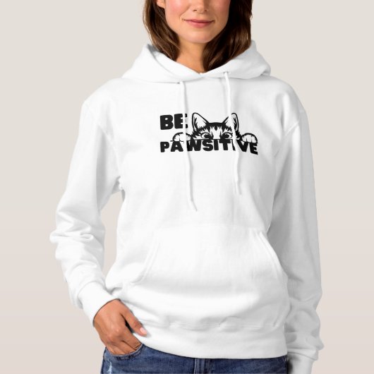 Sei Pawsitive Hoodie (Vorderseite)