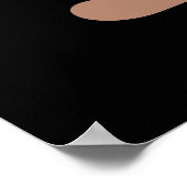 Sei pawsome Funny Phantastisch Dog Pub Dark BG Poster (Ecke)