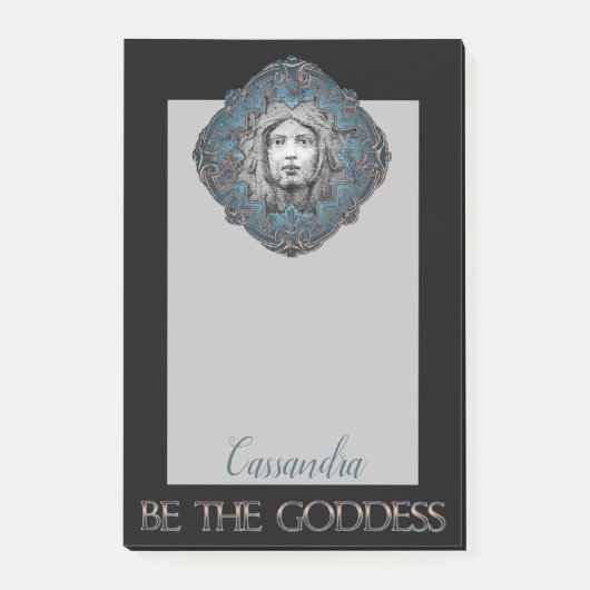 Sei Personalisierte Göttin Post-it Klebezettel (Vorderseite)