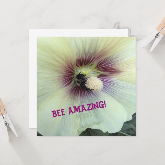 Sei Phantastisch! Karte (Vorderseite/Rückseite Beispiel)