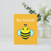 Sei positiv!! postkarte (Stehend Vorderseite)