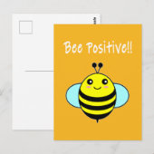 Sei positiv!! postkarte (Vorne/Hinten)
