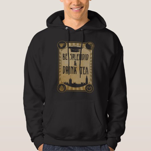 Sei prächtig und trinke Tee Steampunk (Vorderseite)