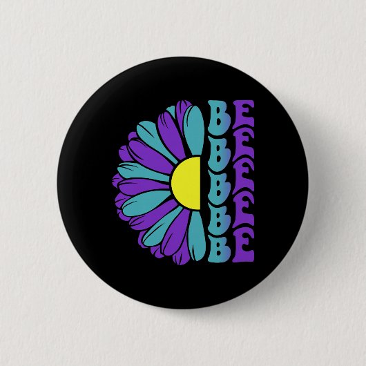 Sei Präventionsbewusstseins-Kämpfer Button (Vorderseite)