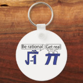 Sei rational! Hol dich richtig! Schlüsselanhänger (Vorderseite)