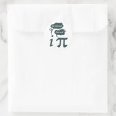 Sei rational! Werde echt! Runder Aufkleber (Tasche)