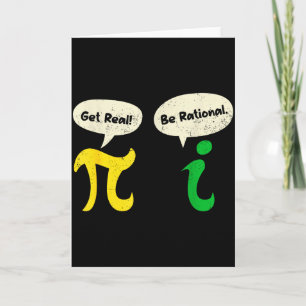 Sei Real Sei Rational Lustiger Pi Mathematik Lehre Karte