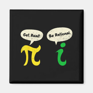 Sei Real Sei Rational Lustiger Pi Mathematik Lehre Magnet