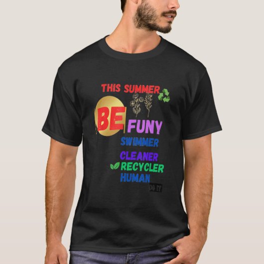 Sei Recycler T-Shirt (Vorderseite)