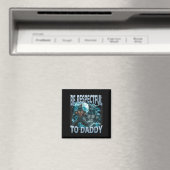 Sei respektvoll gegenüber Daddy Alpha Wolf Werwolf Magnet (In Situ (Geschirrspüler))