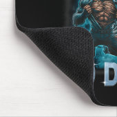 Sei respektvoll gegenüber Daddy Alpha Wolf Werwolf Mousepad (Ecke)