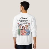 Sei rücksichtsvoll gegenüber den Gefühlen anderer Sweatshirt (Schwarz voll)