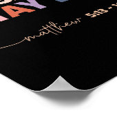 Sei salzig, bleib leuchtend, Matthäus 5_13–16 chri Poster (Ecke)