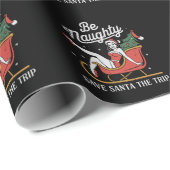 Sei schmutzig Gerettet Weihnachten Die Reise Funny Geschenkpapier (Rolleneckpunkt)