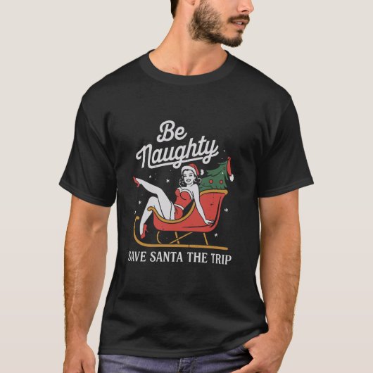 Sei schmutzig Gerettet Weihnachten Die Reise Funny T-Shirt (Vorderseite)