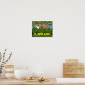 Sei schnell oder sei zuletzt! Motivierend Poster l (Küche)