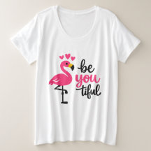 "Sei schön Du"• Süße Flamingo Positive Botschaft