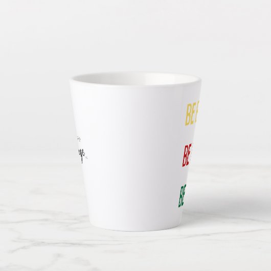 Sei schwarz, mutig, du Tasse (Vorderseite)