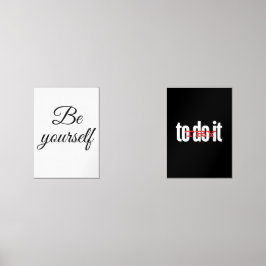 Sei selbst bilderwand sets