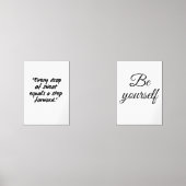 Sei selbst bilderwand sets (Vorderseite)