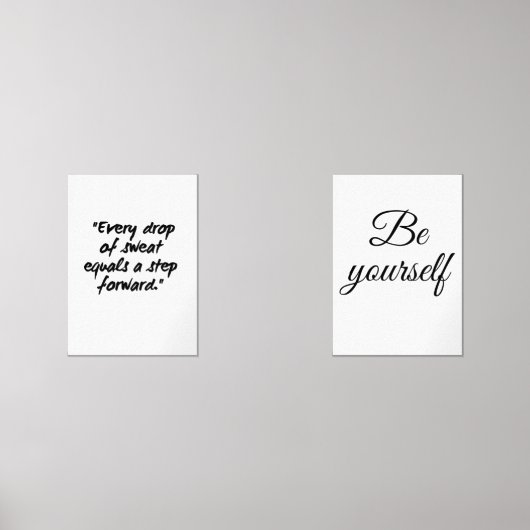 Sei selbst bilderwand sets (Vorderseite)