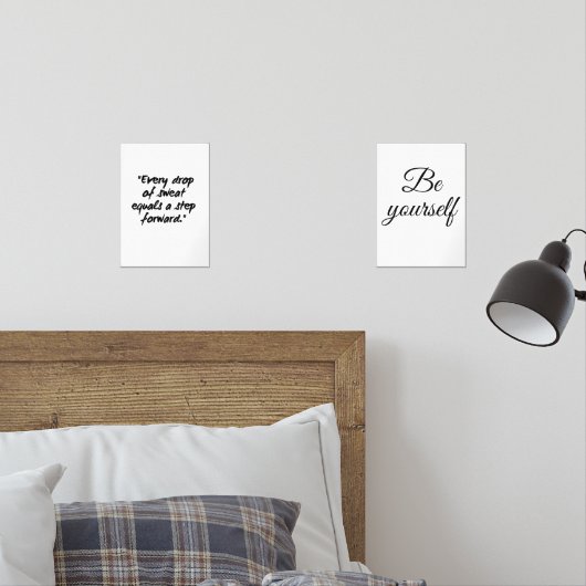 Sei selbst bilderwand sets (Schlafzimmer)