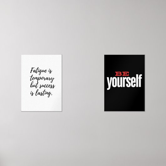 Sei selbst bilderwand sets (Vorderseite)