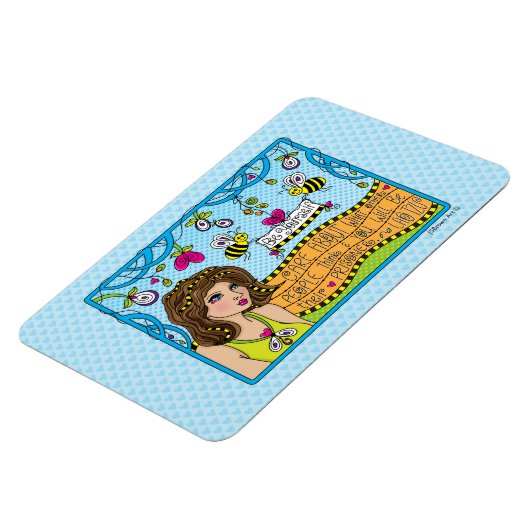 Sei selbst_Flexible Magnet 6"x4" (Linke Seite)