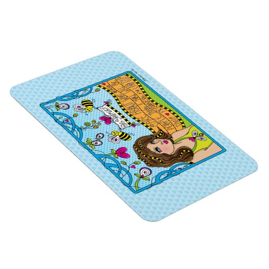 Sei selbst_Flexible Magnet 6"x4" (Rechte Seite)